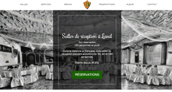 Desktop Screenshot of bellavista-sallesdereception.com